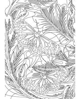 PAPILLONS - COLORIAGES ANTI-STRESS