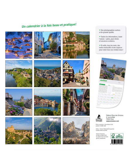 Villages de France - Calendrier 2023