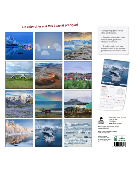 Paysages nordiques - Calendrier 2023