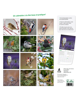 Oiseaux de nos jardins - Calendrier 2023