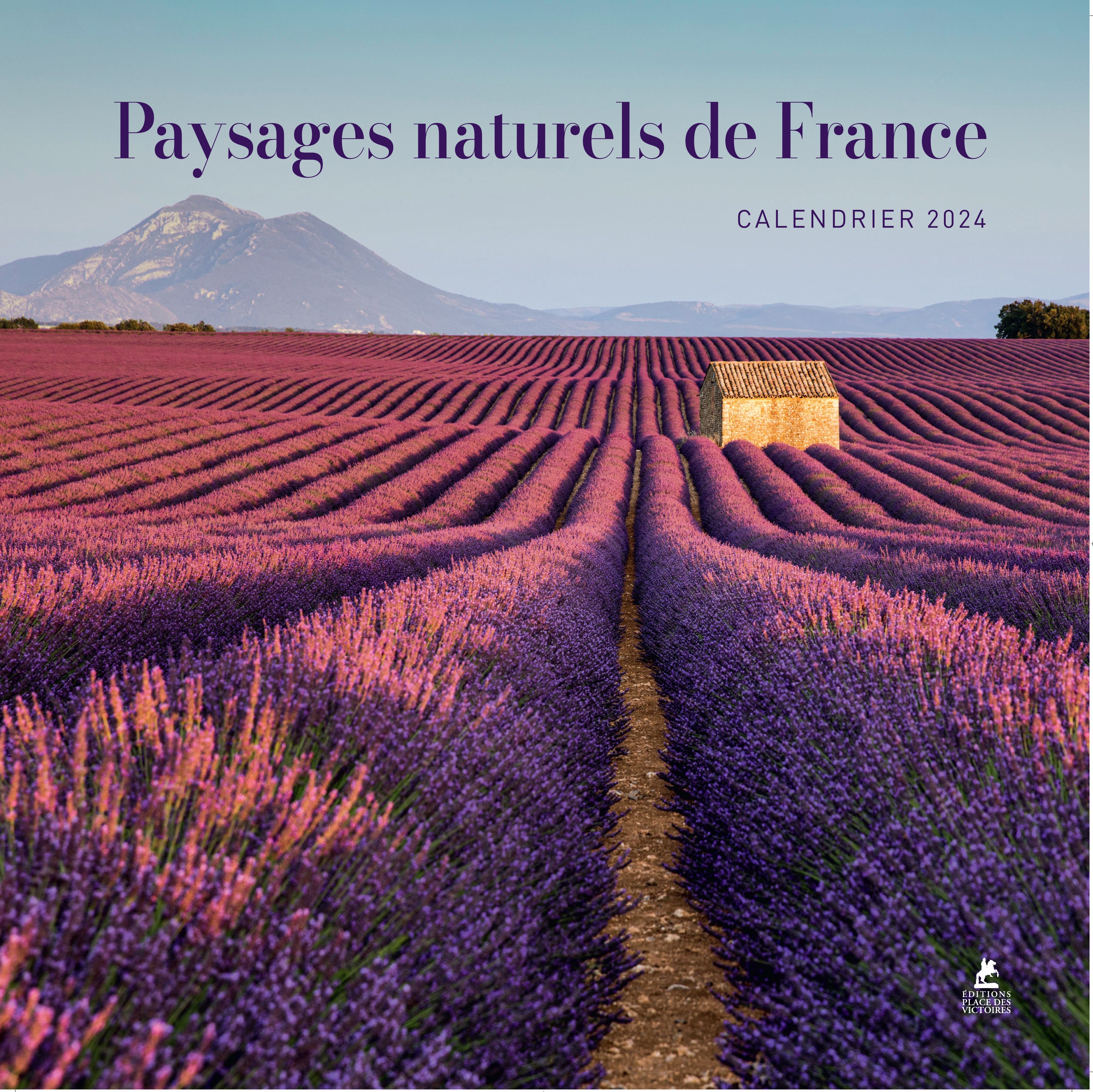 Calendrier paysages naturels de France 2024