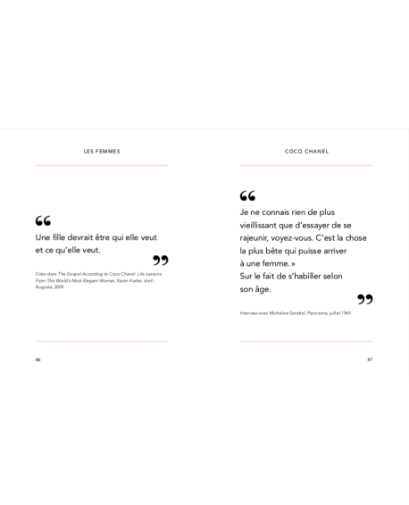 The Little Guide to Coco Chanel - Mots de mode