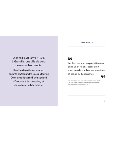 The Little Guide to Christian Dior - Mots de mode