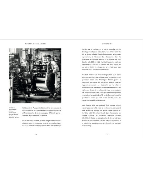 Adidas, l'histoire illustrée
