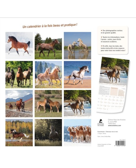 Calendrier Chevaux 2026