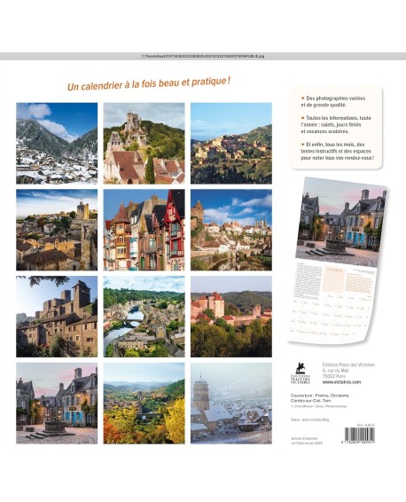 Calendrier Villages de France 2026