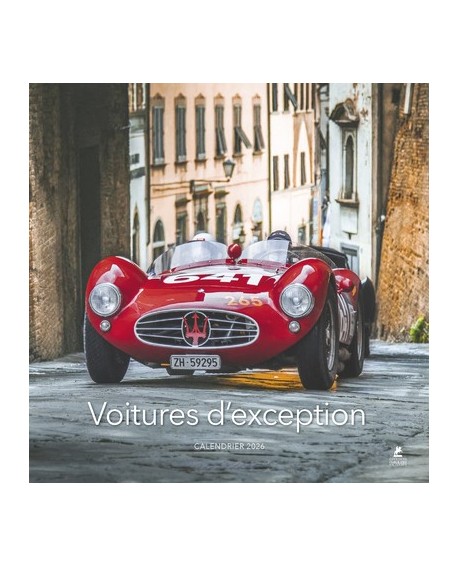 Calendrier voitures d'exception 2026