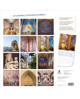 Calendrier Notre-Dame de Paris 2026