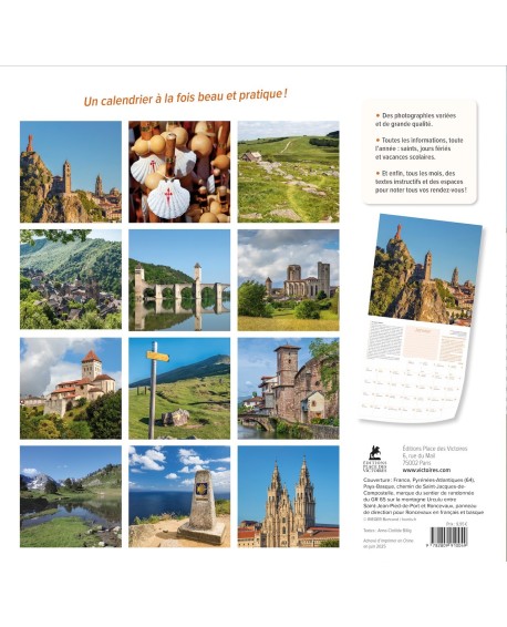 Calendrier Saint-Jacques de Compostelle 2026
