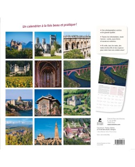 Calendrier Patrimoine de France 2026