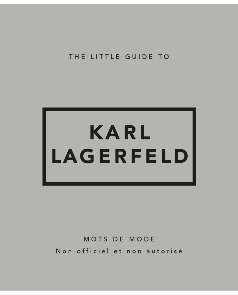 Livre Karl Lagerfeld – Citations, mode et photographies de défilés