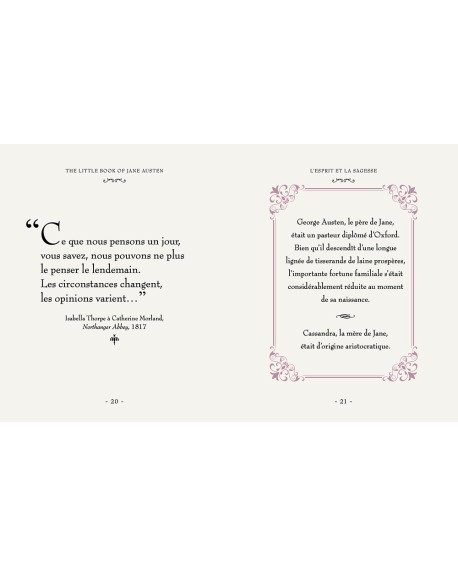 Citations de Jane Austen – Little Book | Amour & ironie