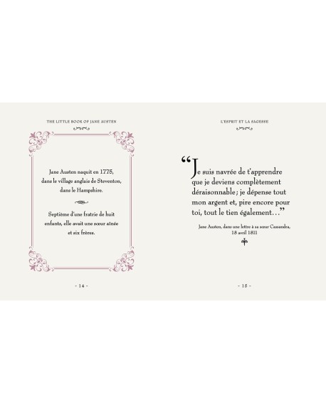 Citations de Jane Austen – Little Book | Amour & ironie