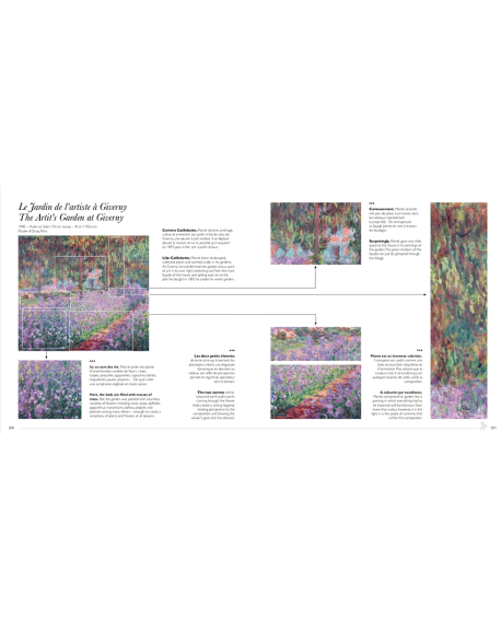 Beau livre d'art illustré sur Monet