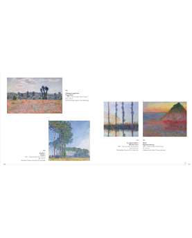 Beau livre d'art illustré sur Monet