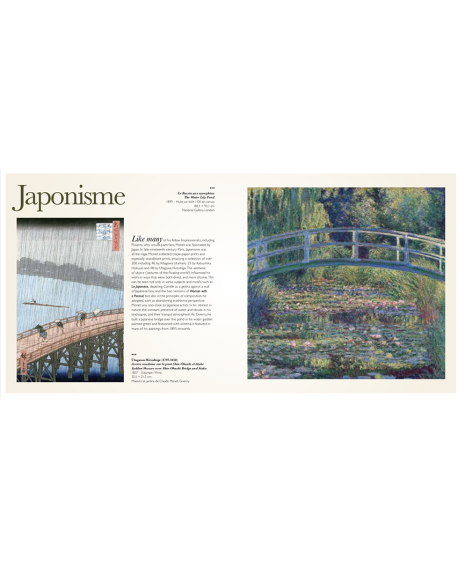 Beau livre d'art illustré sur Monet