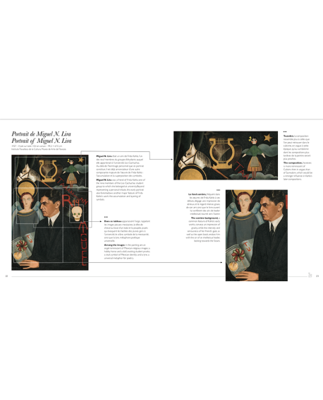 Beau livre d'art illustré sur Frida Kahlo