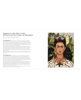 Beau livre d'art illustré sur Frida Kahlo