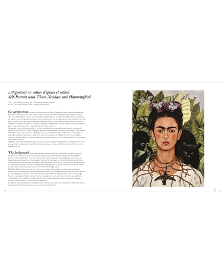 Beau livre d'art illustré sur Frida Kahlo