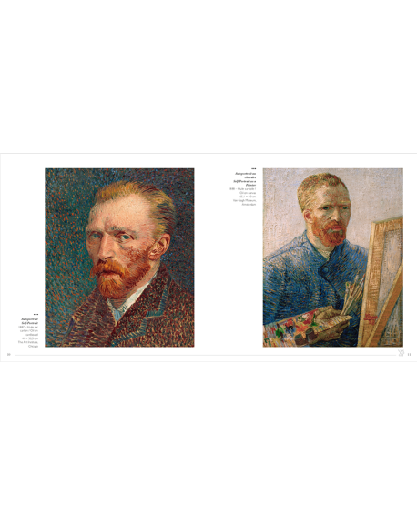 Livre d'art illustré sur la vie du peintre Van Gogh