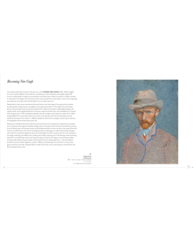 Livre d'art illustré sur la vie du peintre Van Gogh