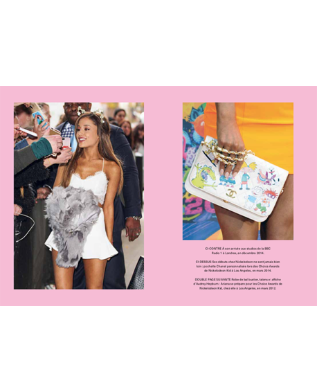 Livre illustré sur la vie d'Ariana Grande, icône de la mode