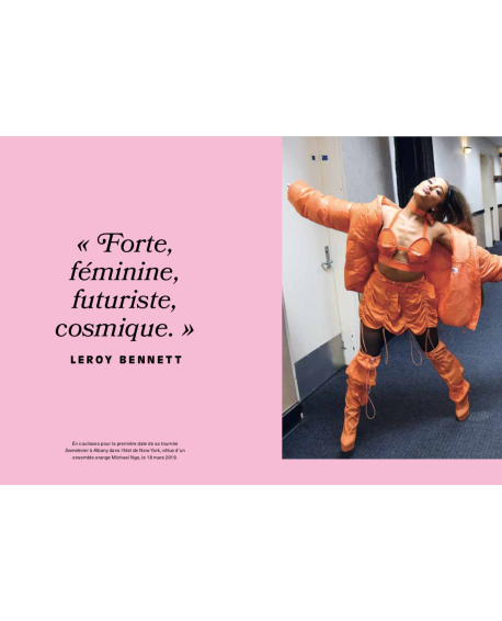 Livre illustré sur la vie d'Ariana Grande, icône de la mode