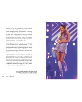 Livre illustré sur la vie d'Ariana Grande, icône de la mode