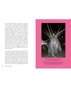 Livre illustré sur la vie de lady gaga, icône de la mode