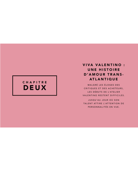 Valentino - Livre de citations – Élégance et haute couture italienne