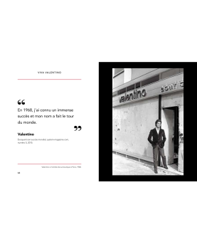 Valentino - Livre de citations – Élégance et haute couture italienne