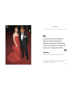 Valentino - Livre de citations – Élégance et haute couture italienne
