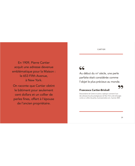 Cartier – Livre de citations – Élégance et joaillerie d’exception